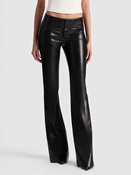 Alice + Olivia Pants - Alice + Olivia “Olivia” Vegan Leather Bootcut Pant 4